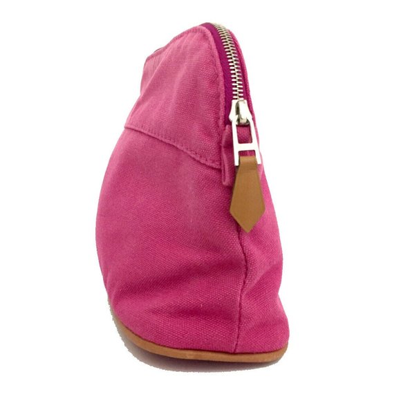 HERMES Bolide Canvas Pochette Cosmetics Pouch - Picture 3 of 8